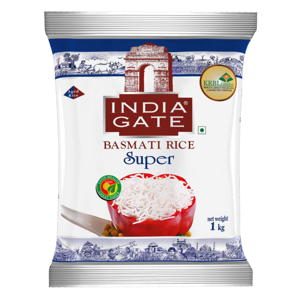 India Gate Basmati Rice Super 1kg