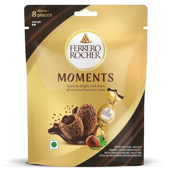 Ferrero Rocher Moments 8 pralines Pcs 46.4 gm