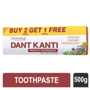 Patanjali Dant Kanti Natural Herbal Toothpaste (500 g)