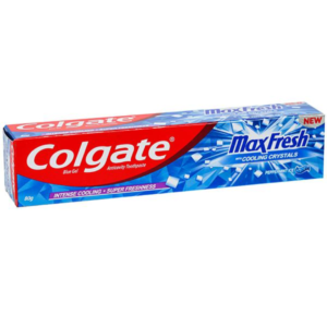 Colgate MaxFresh Anticavity Blue Gel Toothpaste,Pepermint Ice 80 g