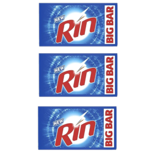 Rin Bar ( Pack Of 3 )250 Gm Soap Detergent Bar