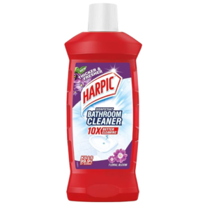 Red Harpic Bathroom Cleaner Liquid Bottle (1 Litre)