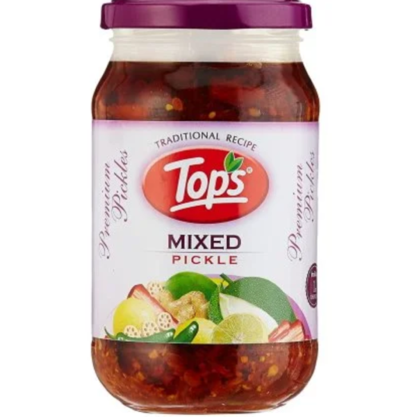 Tops Gold Mixed Pickle Jar 500gm