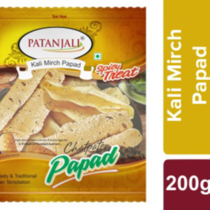 PATANJALI - KALI MIRCH PAPAD 200g